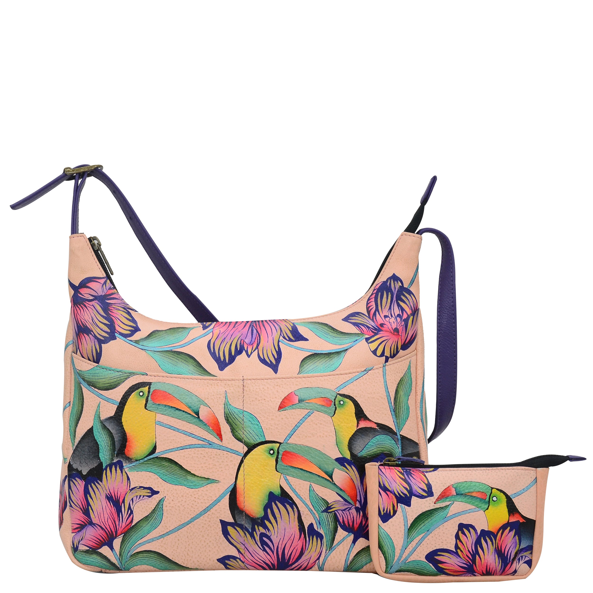 Anuschka Medium Shopper Bag Small Key Pouch - BN002