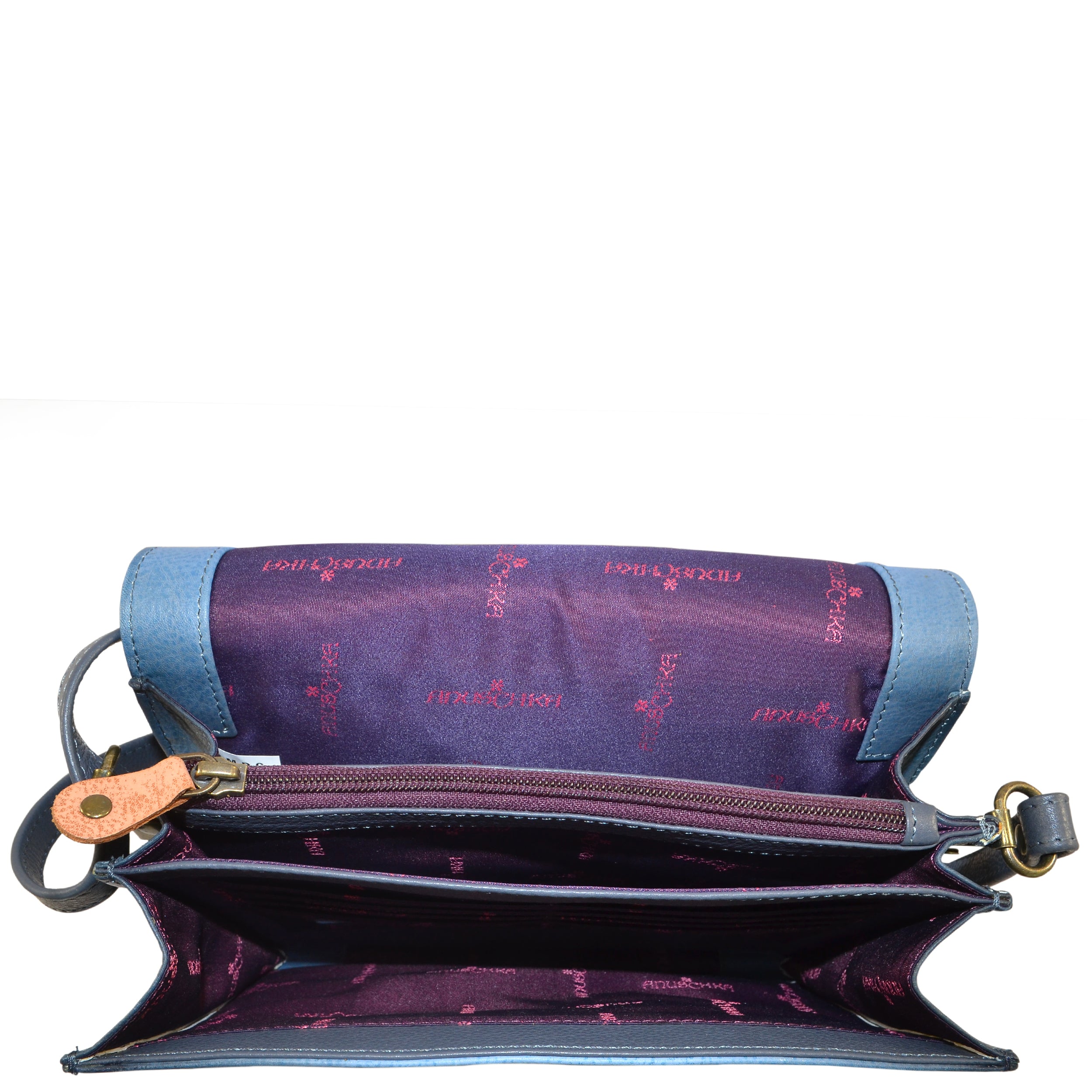 Multi Compartment Flap Crossbody - 7292