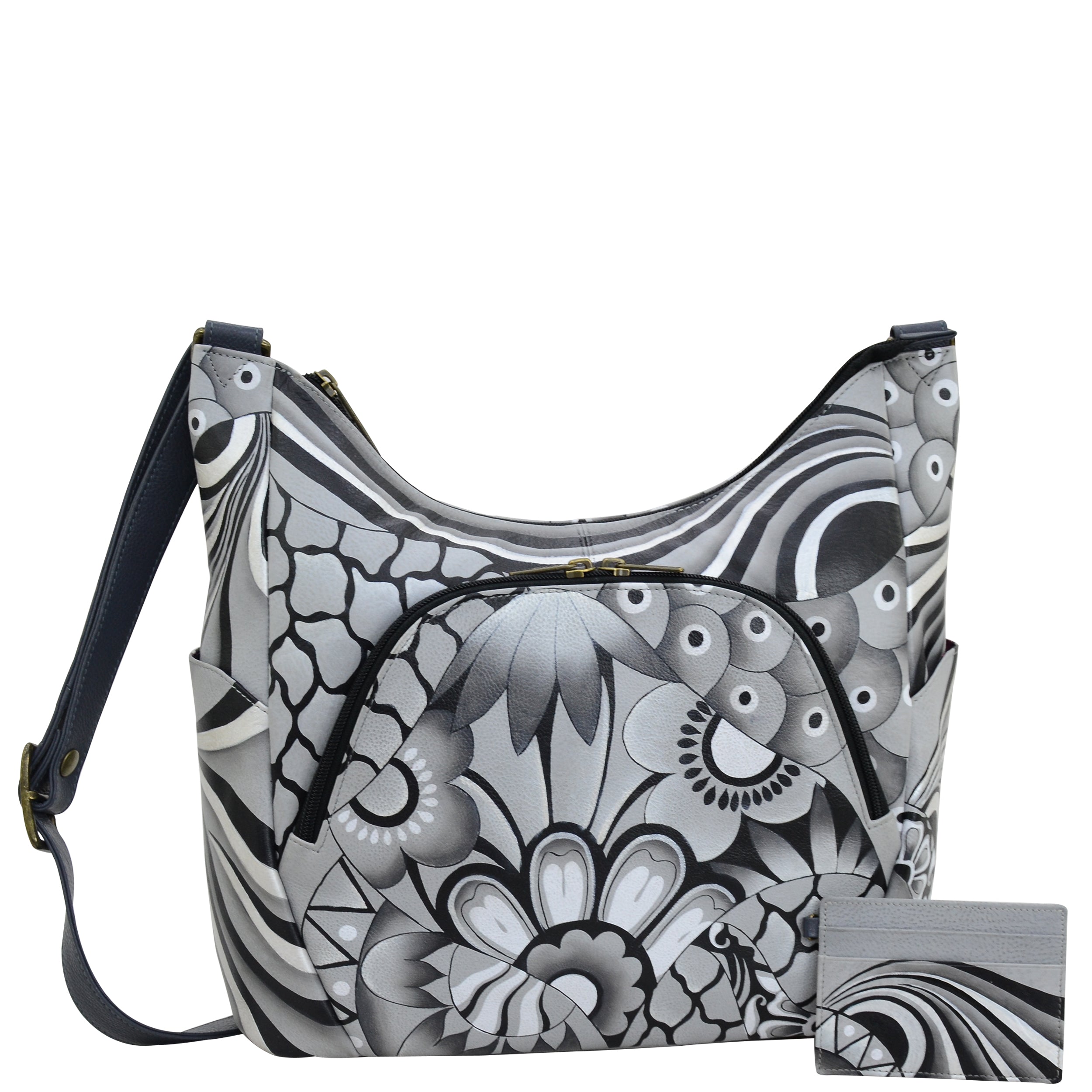 Anuschka Hobo With Side Pockets - 7346