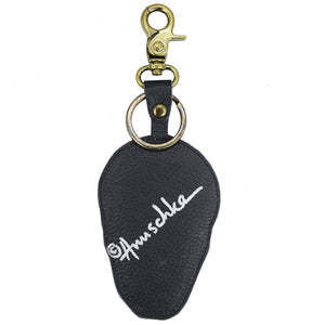 Painted Leather Bag Charm K0018 - Keycharms